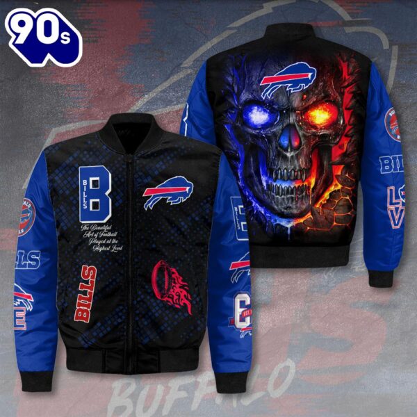 Buffalo Bills 3D Bomber Jacket For Fans  For Fans