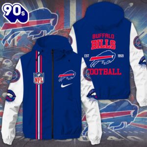 Buffalo Bills 3D Windbreaker Jacket…