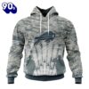 Buffalo Bills Air Force Camo Hoodie – Military Tribute Pullover for NFL Fans