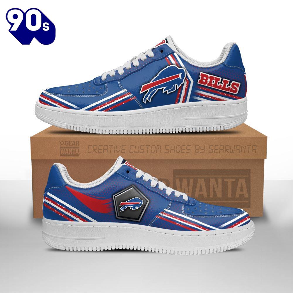 Buffalo Bills Air Sneakers Custom Force Shoes For Fans Buffalo Bills Air Sneakers Custom Force Shoes For Fans