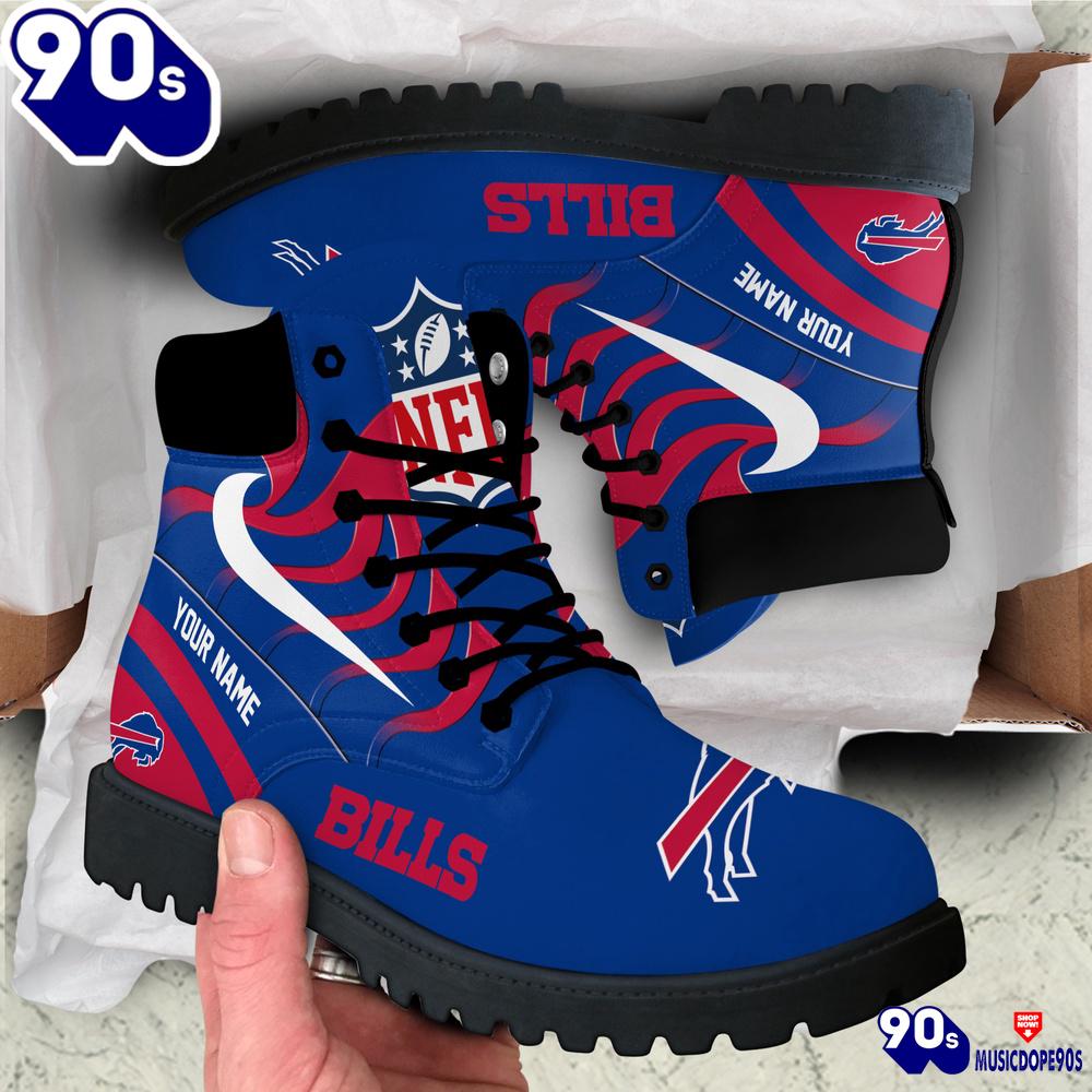 Buffalo Bills Custom Boots Shoes Idea Gift For Fan Buffalo Bills Custom Boots Shoes Idea Gift For Fan
