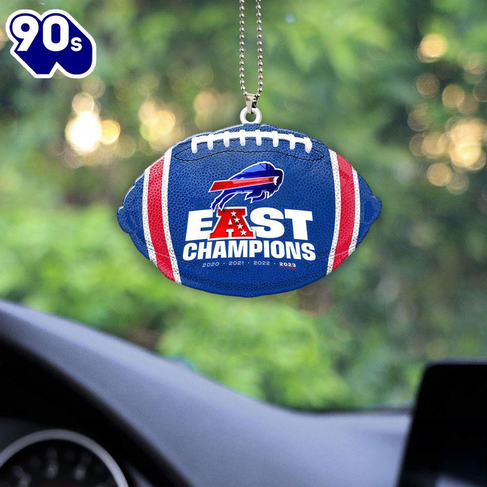 Buffalo Bills Custom Shape 2-sided Acrylic Car Ornament  Christmas Day Buffalo Bills Custom Shape 2-sided Acrylic Car Ornament  Christmas Day