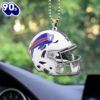 Buffalo Bills Custom Shape 2-sided Acrylic Car Ornament Gift For Xmas Christmas Day