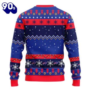 Buffalo Bills HoHoHo Mickey Christmas Ugly Sweater