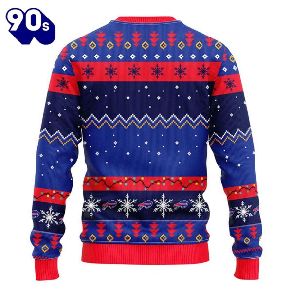 Buffalo Bills HoHoHo Mickey Christmas Ugly Sweater  Gift Christmas