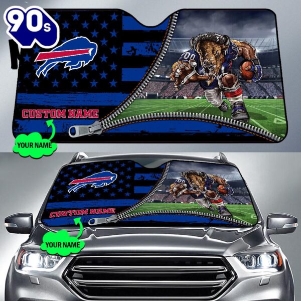 Buffalo Bills NFL Car Sun Shade