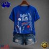 Buffalo Bills NFL Floral Garden V Neck T Shirt, NFL Fan V Neck Shirt