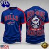 Buffalo Bills NFL Till I’m Dead Forever Skull Fan Pride 3D Shirt, NFL Trending Shirt