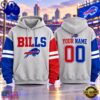 Buffalo Bills NFL Two Tone Colorblock Varsity Hoodie, NFL Trending Shirt
