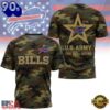 Buffalo Bills NFL Veterans US Army Camo New Design 3D Shirt , NFL Trending Shirt