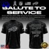 Buffalo Bills Salute to Service Camo 2026 Black T Shirt, Sport Trend 3D Shirt