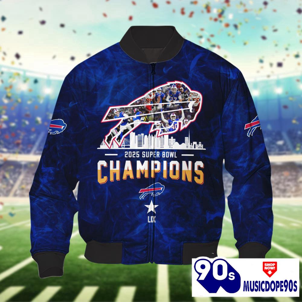 Buffalo Bills Super Bowl LIX Champions Normal Hoodie Buffalo Bills Super Bowl LIX Champions Normal Hoodie