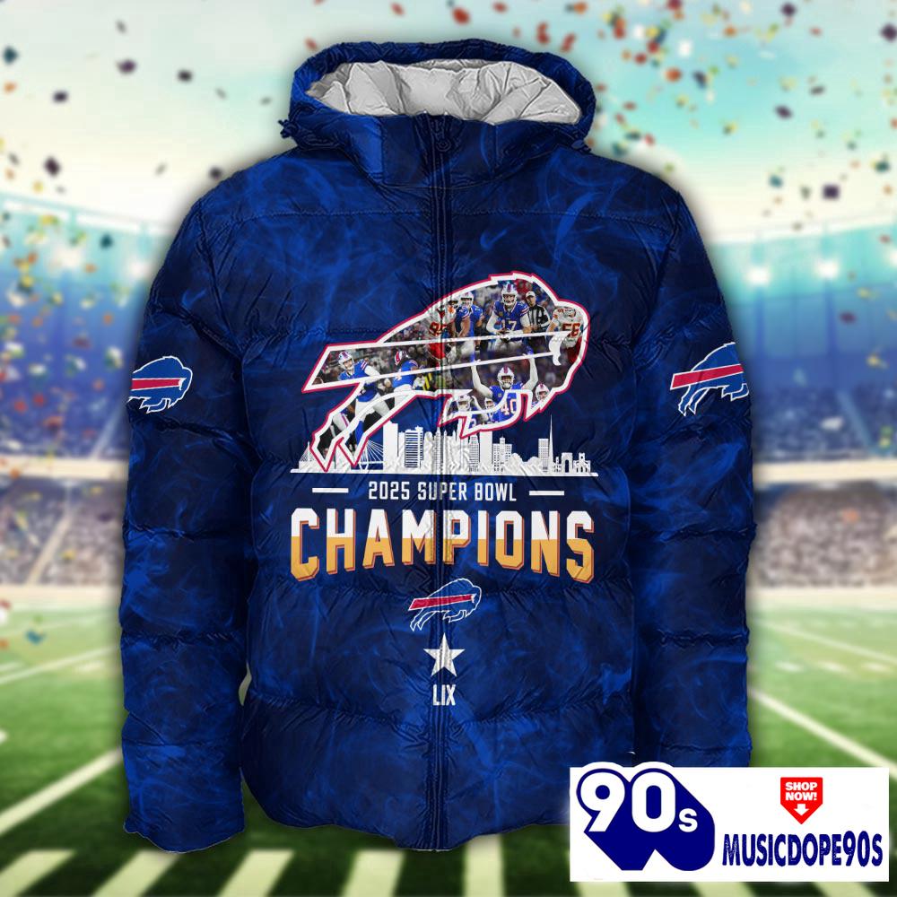 Buffalo Bills Super Bowl LIX Champions Normal Hoodie Buffalo Bills Super Bowl LIX Champions Normal Hoodie