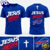 Buffalo Bills x Jesus Won 2026 Special New T Shirt, Sport Trend 3D Shirt