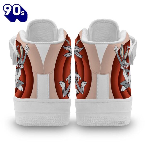 Bugs Bunny High Top Air Force Shoes Custom Looney Tunes Sneakers