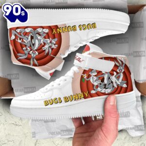 Bugs Bunny High Top Air Force Shoes Custom Looney Tunes Sneakers