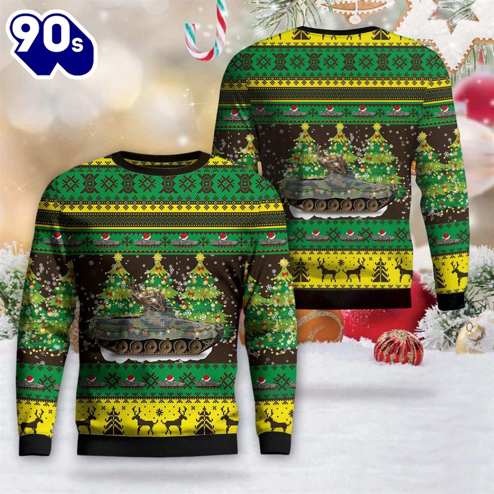 Bundeswehr Marder 1 A1a3 Ifv Christmas Sweater Bundeswehr Marder 1 A1a3 Ifv Christmas Sweater