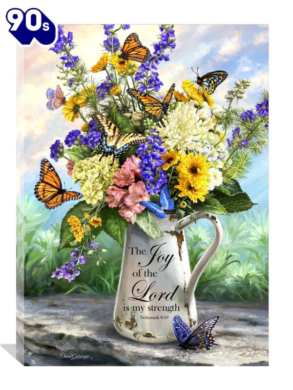 Butterfly Blossoms Canvas Wall Art  Gift Christmas