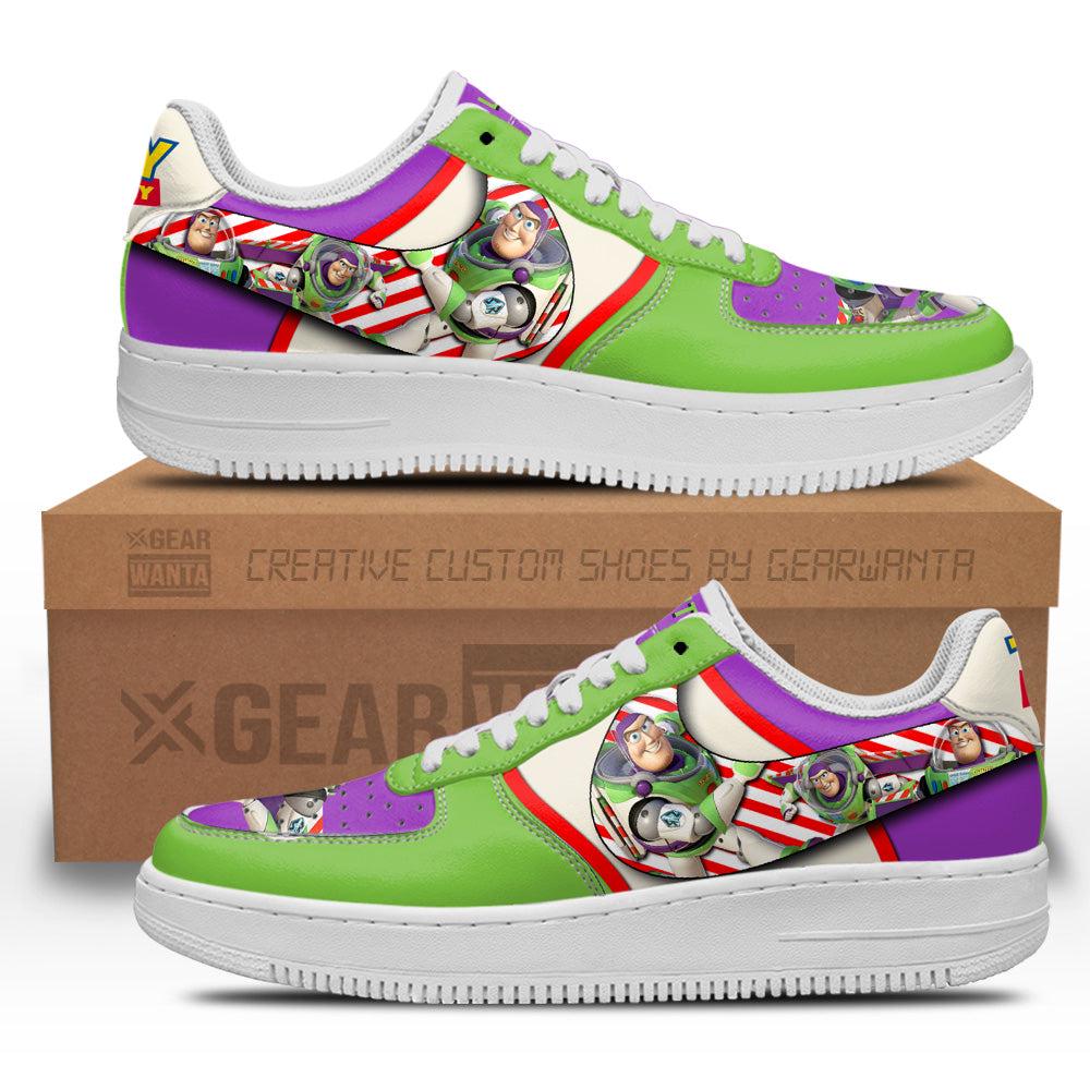 Buzz Lightyear Toy Story Air Sneakers Custom Cartoon Shoes Buzz Lightyear Toy Story Air Sneakers Custom Cartoon Shoes