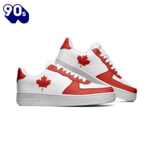 Canada Flag Air Force Shoes Custom Country