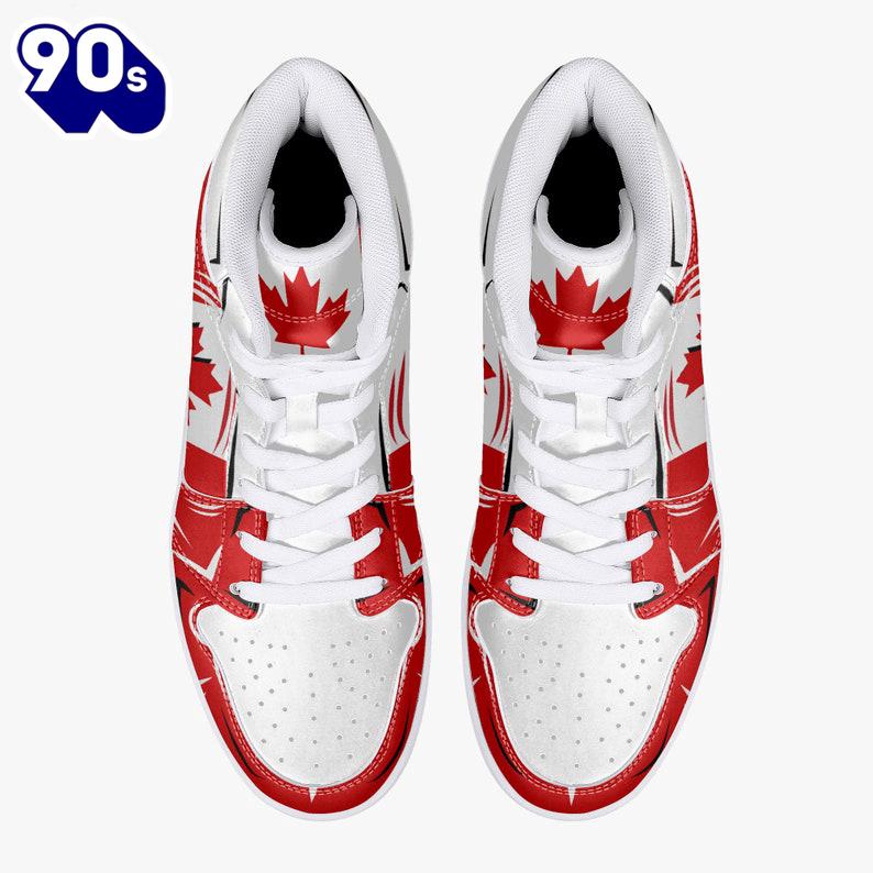 Canada Flag JD1 Sneakers Custom Country Canada Flag JD1 Sneakers Custom Country