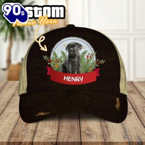 Cane Corso Dog Playful In The Bushes 3D Cap  For Lover Dogs
