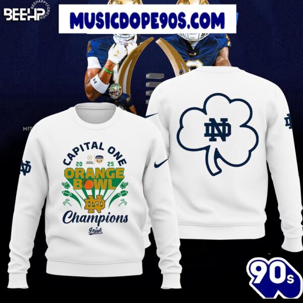 Capital One 2025 Orange Bowl Champions Notre Dame Fighting Irish Limited Edition Hoodie
