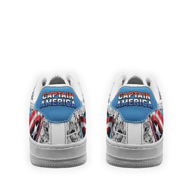 Captain America Air Sneakers Custom Comic Shoes