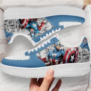 Captain America Air Sneakers Custom Comic Shoes
