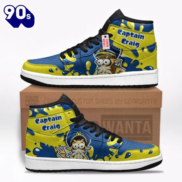 Captain Craig Splatoon J1 Shoes Custom For Fans