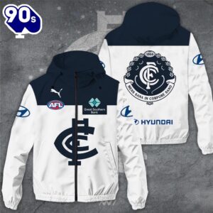 Carlton Football Club 3D Windbreaker…
