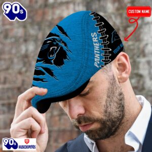 Carolina Panthers NFL Basic Design Personalized Jeff Cap