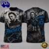 Carolina Panthers NFL Michael Myers Sunday Nightmares Horror Halloween 3D T Shirt, NFL Trending Shirt