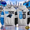 Carolina Panthers NFL Two Tone Colorblock Varsity Hoodie, NFL Trending Shirt