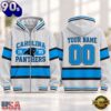 Carolina Panthers NFL Varsity Stripe Zip Hoodie, NFL Trending Shirt