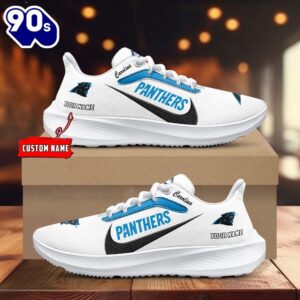 Carolina Panthers Running Shoes Custom Your Name