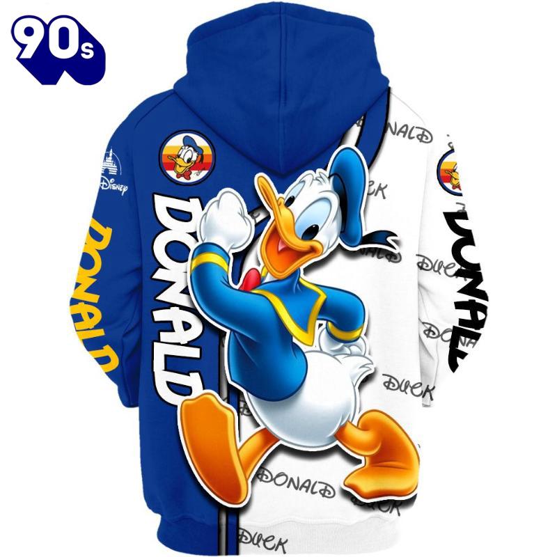 Cartoon Character Donald Duck Hoodie And Leggings Set Cartoon Character Donald Duck Hoodie And Leggings Set