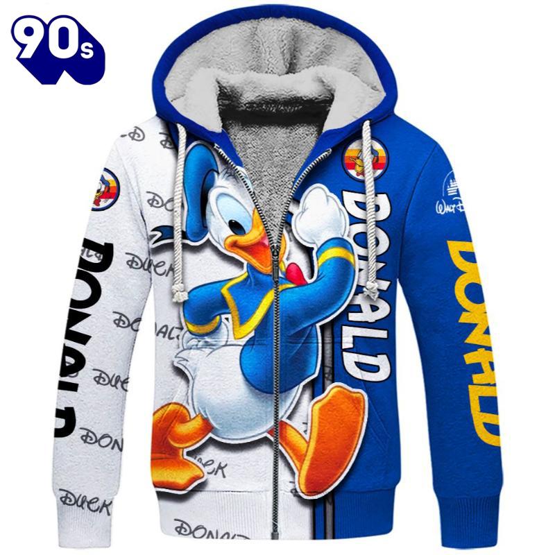 Cartoon Character Donald Duck Hoodie And Leggings Set Cartoon Character Donald Duck Hoodie And Leggings Set