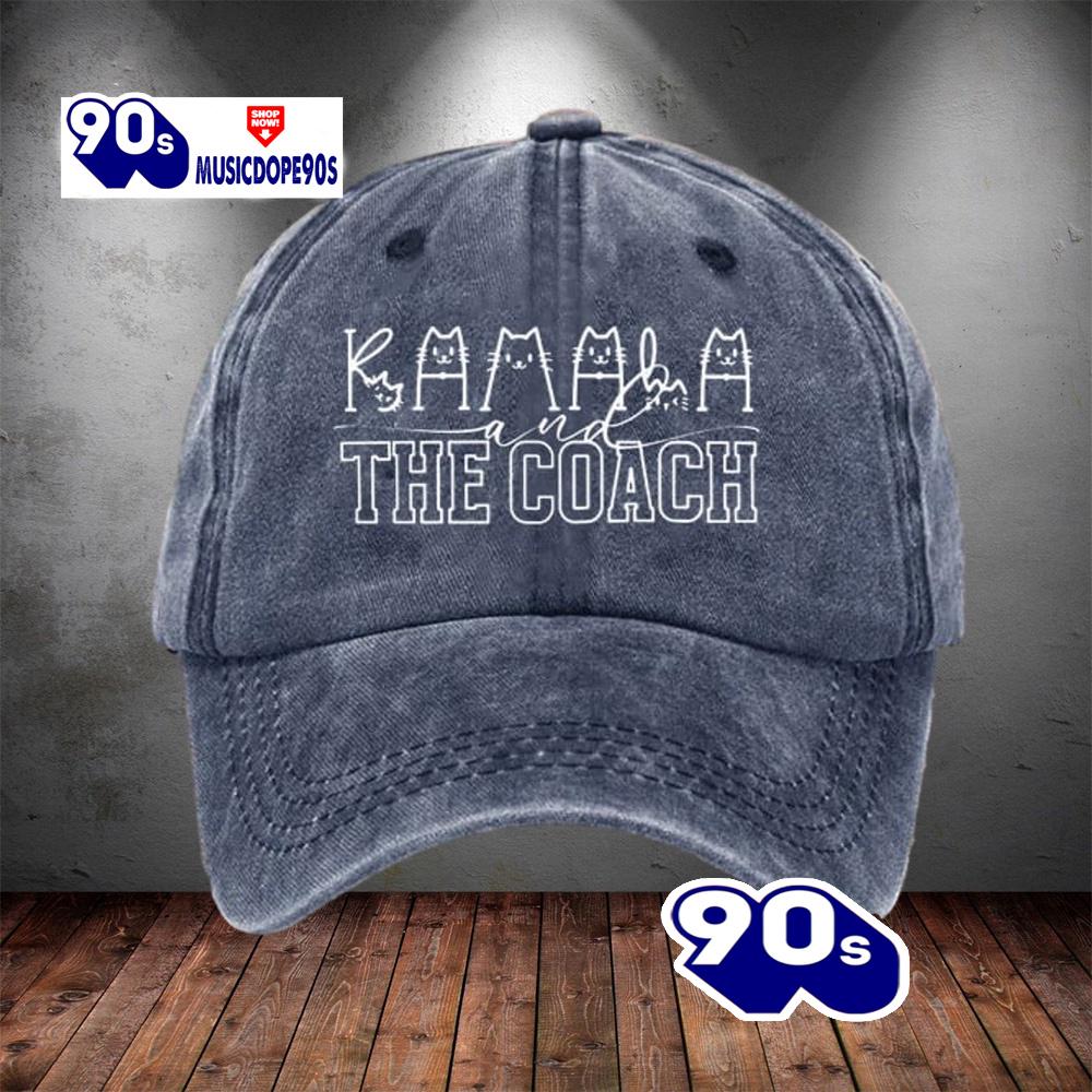 Cats Kamala Harris Coach Cap Cats Kamala Harris Coach Cap