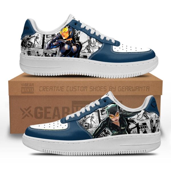 Catwoman Air Sneakers Custom Comic Shoes