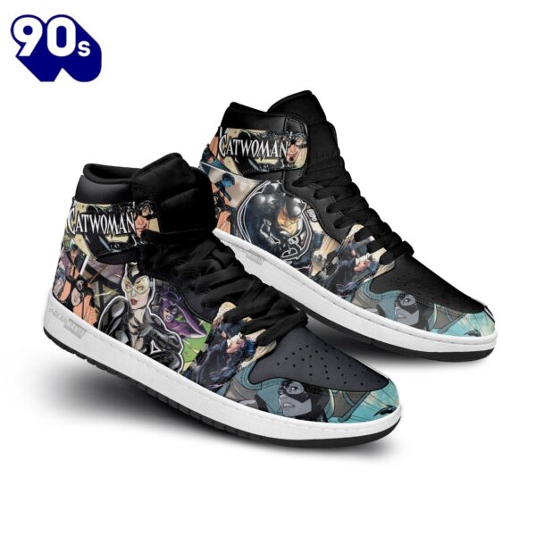 Catwoman Shoes Custom Villains J1 Sneakers