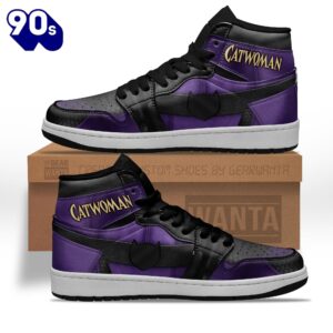 Catwoman Shoes Custom Villains Sneakers