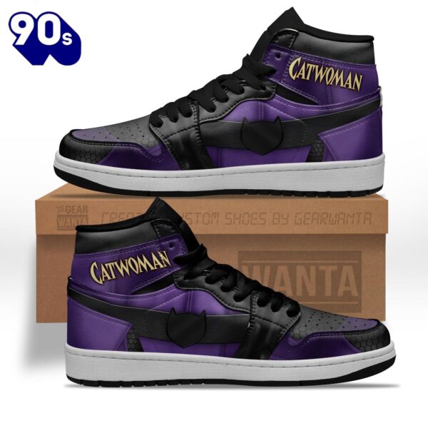 Catwoman Shoes Custom Villains Sneakers