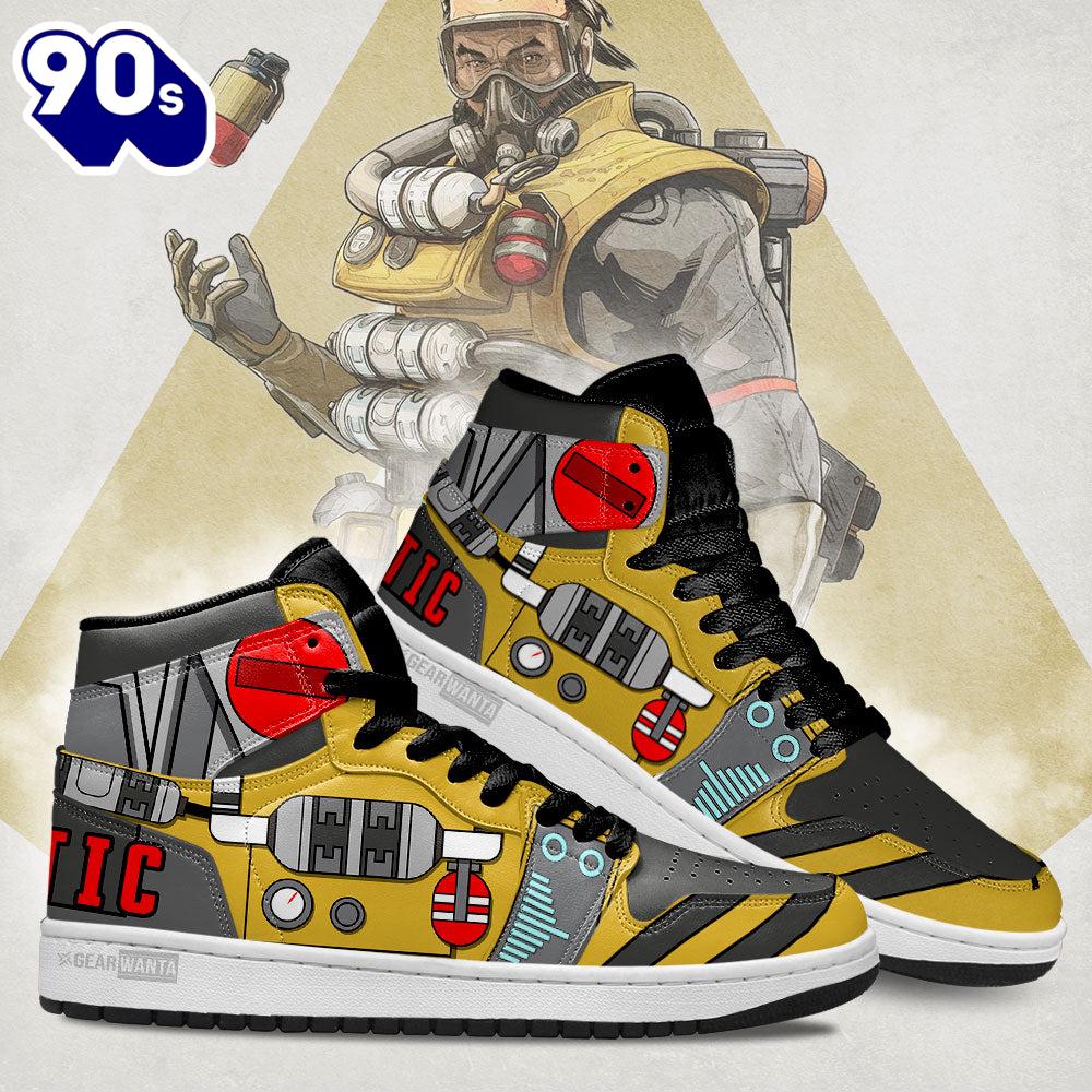 Caustic Apex Legends JDs Sneakers Custom Uniform Shoes Caustic Apex Legends JDs Sneakers Custom Uniform Shoes