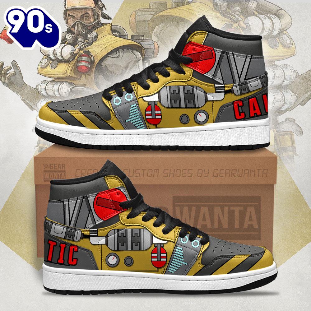 Caustic Apex Legends JDs Sneakers Custom Uniform Shoes Caustic Apex Legends JDs Sneakers Custom Uniform Shoes