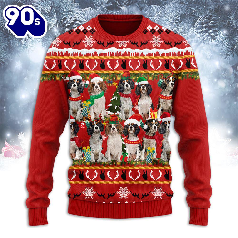 Cavalier King Charles Merry Christmas Ugly Sweater Cavalier King Charles Merry Christmas Ugly Sweater