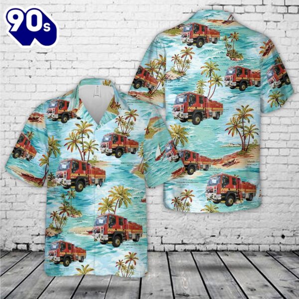 CFA Fire Truck Fleet Hawaiian Shirt
