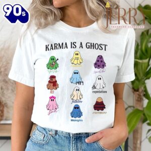 Cheap Karma Is A Ghost Taylor Swift Eras Tour T Shirt