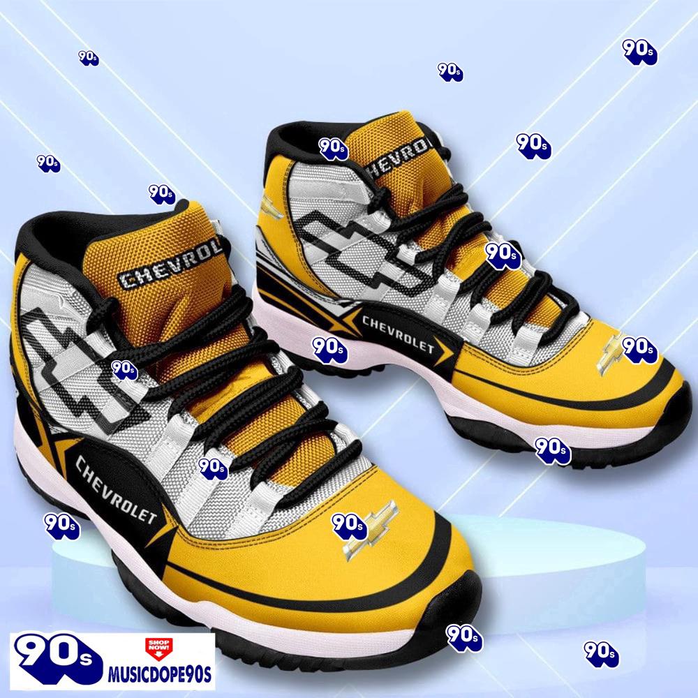 Chevrolet Custom Name Air Jordan 11 Sneakers Vintage Shoes Chevrolet Custom Name Air Jordan 11 Sneakers Vintage Shoes