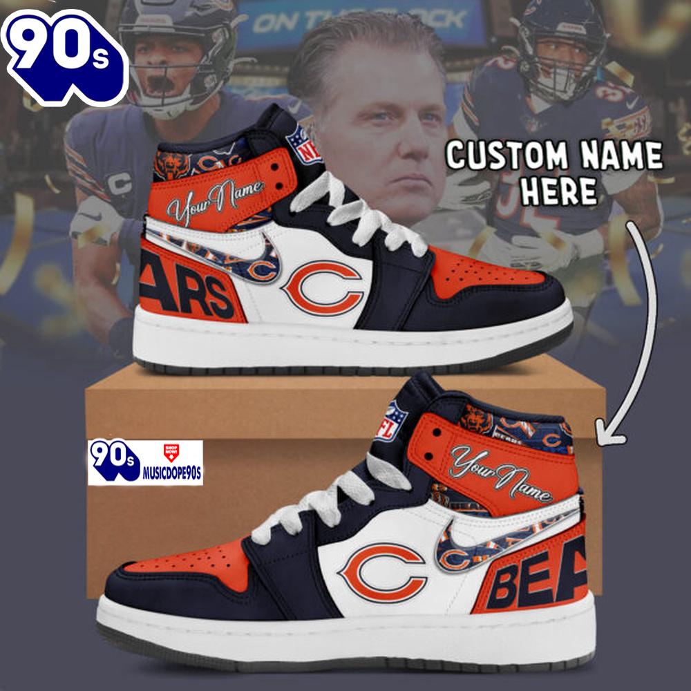 Chicago Bears Air Jordan 1 Shoes Chicago Bears Air Jordan 1 Shoes